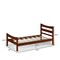 Pine Wood Twin Platform Bed with Headboard Footboard Under-bed Storage and Sturdy Slat Support